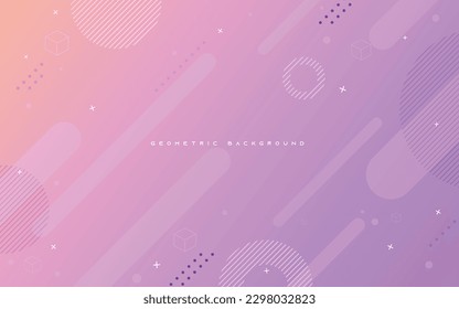 Purple gradient background with abstract dynamic shape