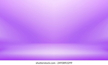 Purple gradient background, Abstract studio presentation product. Vector illustration 