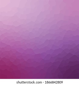 Purple gradient background. Colorful background. Crystal pattern wallpaper. Polygon background. Vector picture.