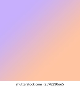 Purple gradient background. Pink peach transition. Vector color backdrop. Smooth minimalist design.