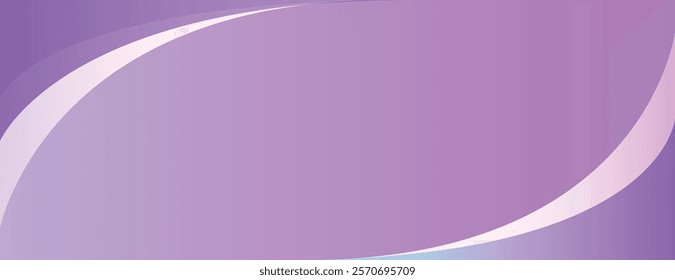 Purple gradient background with smooth curves. The background features a purple color with a sleek, flowing texture. Minimal abstract gradient curve vector background.