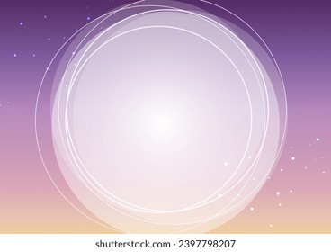 Purple gradient circular image background