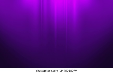 Purple gradient color background. Abstract purple background. Empty with spotlight effect. Banner for advertise product on website. Space for text. Vector illustration.