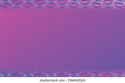 Purple gradient colored abstract background with decorative frame. Background with copyspace. Suitable for presentation, text placeholder, book, cover, and card.