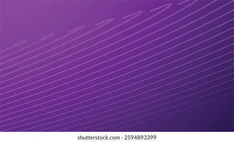 Purple gradient with curve line abstract background for backdrop
