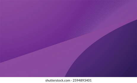 Purple gradient with curve line abstract background for backdrop