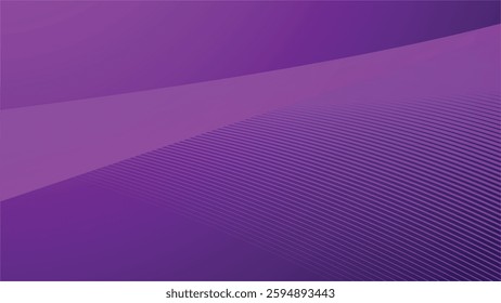Purple gradient with curve line abstract background for backdrop
