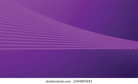 Purple gradient with curve line abstract background for backdrop