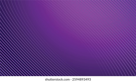 Purple gradient with curve line abstract background for backdrop