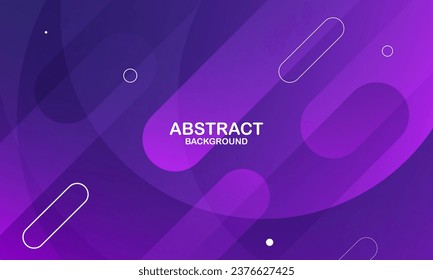 Purple gradient diagonal background. Fluid shapes composition. Eps10 vector