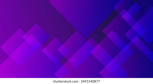 Purple gradient diagonal rectangle background. Dynamic shapes composition. Vector illustration