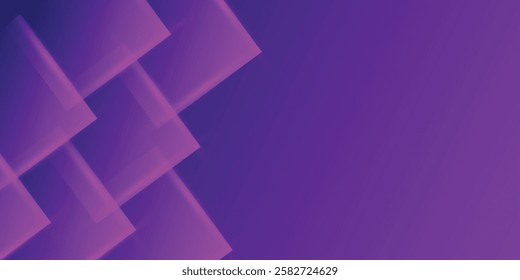 Purple gradient diagonal rectangle background. Dynamic shapes composition. Vector illustration