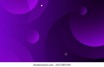 Purple gradient geometric shapes background. Vector illustration