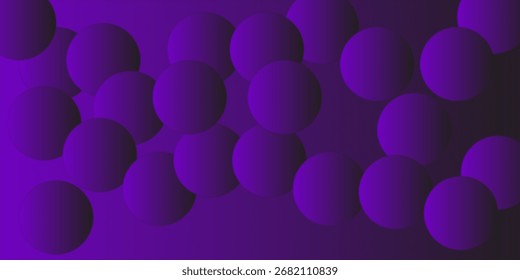 Lila Farbverlauf geometrische Formen Hintergrund. Vektorgrafik