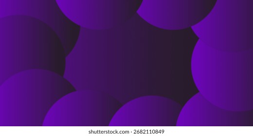Purple gradient geometric shapes background. Vector illustration