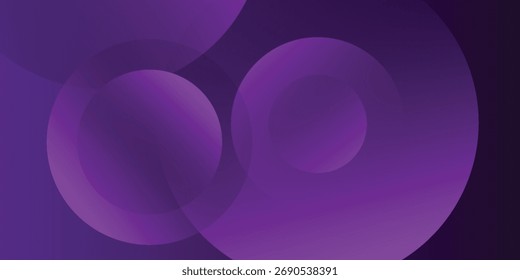 Plano de fundo de formas geométricas de gradiente roxo. Ilustração vetorial