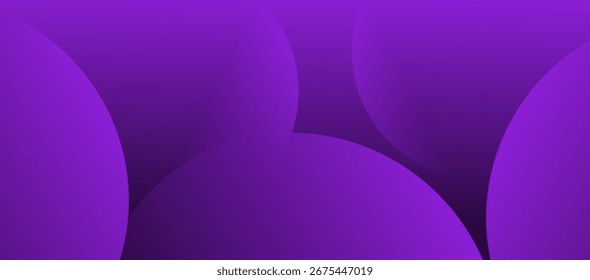 Gradiente roxo com formas geométricas, criando um design de plano de fundo abstrato moderno e elegante.  