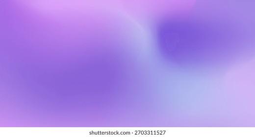 Purple gradient iridescent background. Rainbow colored pearlescent bg. Unicorn modern hologram neon wallpaper. Chrome cosmic print. Vector illustration, EPS 10.