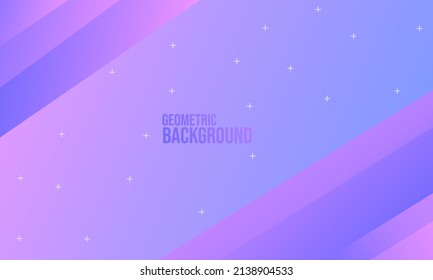purple gradient modern background with star ornament. space illustration