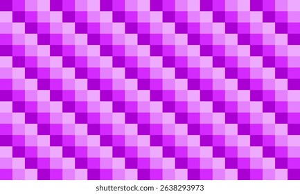 purple gradient stair step of block square repeat pattern, replete image, design for fabric printing, patter print