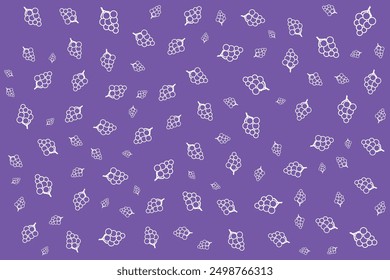 Lila Traube Frucht nahtlose Hintergrund Textur, Frische Obst und Getränk, Geschenk, Geschenkbox Papier, Hintergrund