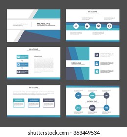 Purple gree blue presentation templates Infographic elements flat design set for brochure flyer leaflet marketing advertising