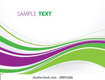 Purple And Green Abstract Background. Vector