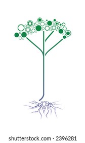 a purple and green design