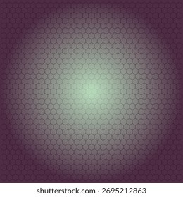 Purple Green Hexagonal Gradient Pattern Background