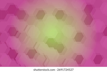 Fondo de polígono púrpura y verde