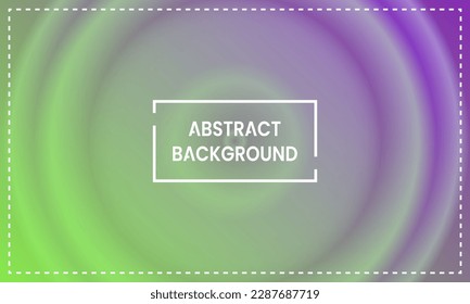 purple and green radial abstract background with frame. simple, shiny, modern and colorful concept. used for landing page, background, backdrop, wallpaper, banner, copy space or cover