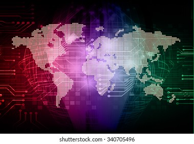 purple green red Light Abstract Technology background for computer graphic website internet business.