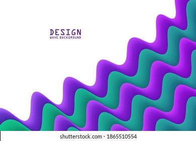 purple and green wave background for banner, wallpaper, cover, flyer, brochure, poster and presentation
