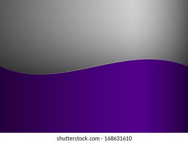 purple and grey wave as empty layout