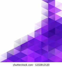 Purple Grid Mosaic Background, Creative Design Templates