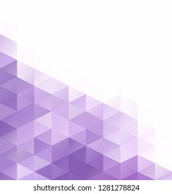 Purple Grid Mosaic Background, Creative Design Templates