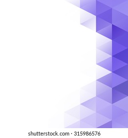 Purple Grid Mosaic Background, Creative Design Templates