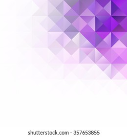 Purple Grid Mosaic Background, Creative Design Templates