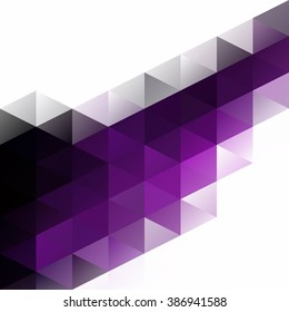 Purple Grid Mosaic Background, Creative Design Templates