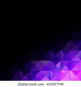 Purple Grid Mosaic Background, Creative Design Templates