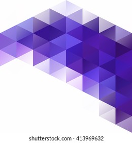 Purple Grid Mosaic Background, Creative Design Templates