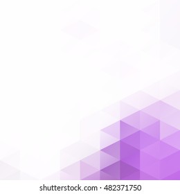 Purple Grid Mosaic Background, Creative Design Templates