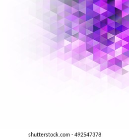 Purple Grid Mosaic Background, Creative Design Templates