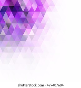 Purple Grid Mosaic Background, Creative Design Templates