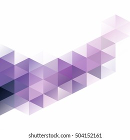 Purple Grid Mosaic Background, Creative Design Templates