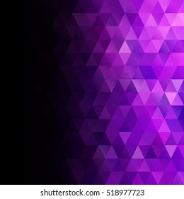 Purple Grid Mosaic Background, Creative Design Templates