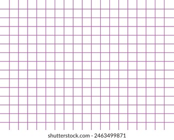 purple grid square graph line full page on white paper background 
