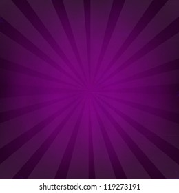 Purple Grunge Background Texture With Sunburst With Gradient Mesh, Vector Illustration