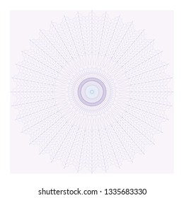purple guilloche design