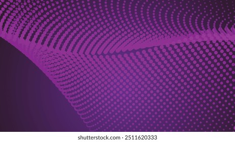 Purple Halftone abstract background vector image for backdrop or presentaion
